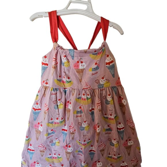 Mini Boden Tiered Jersey Maxi Dress French Pink Ice Cream Girls 11 12 Years NWT - Picture 3 of 11